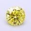 1.53 Ct. Fancy Vivid  Yellow Round Lab Grown Diamond