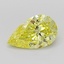 1.87 Ct. Fancy Intense Yellow Pear Lab Grown Diamond