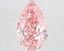 5.65 Ct. Fancy Vivid Pink Pear Lab Grown Diamond