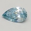 0.51 Ct. Fancy Intense Blue Pear Lab Grown Diamond