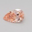 0.71 Ct. Fancy Intense Pink Pear Lab Grown Diamond