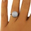 The Fauna Ring, smalltop view on a hand