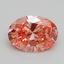 1.60 Ct. Fancy Vivid Pink Oval Lab Grown Diamond