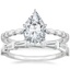 18K White Gold Anita Art Deco Ring with Belvoir Art Deco Diamond Ring