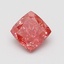 0.77 Ct. Fancy Vivid Pink Cushion Lab Grown Diamond