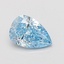 1.03 Ct. Fancy Vivid Blue Pear Lab Grown Diamond