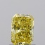 1.02 Ct. Fancy Vivid Yellow Radiant Lab Grown Diamond