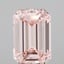 3.03 Ct. Fancy Vivid Pink Emerald Lab Grown Diamond