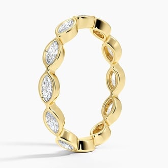 Bezel Marquise Eternity Diamond Ring (3/4 ct. tw.)