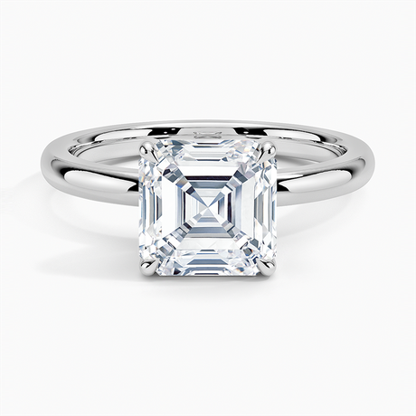 18K White Gold Fairmined 2mm Solitaire Ring