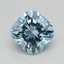 0.77 Ct. Fancy Intense Blue Cushion Lab Grown Diamond