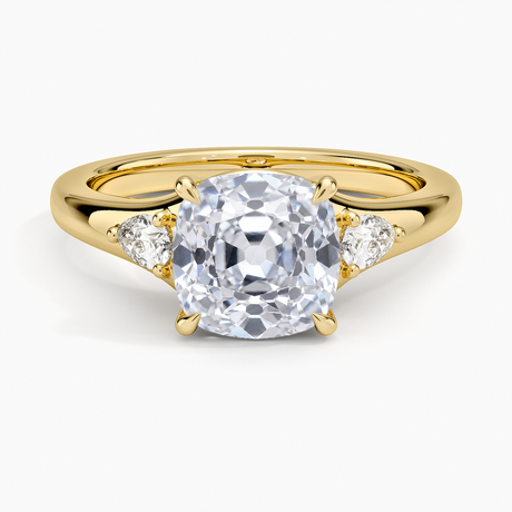 Aria Three Stone Signet Diamond Ring (1/4 ct. tw.)