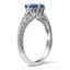 The Birchwood Ring, smalltop view on a hand