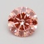 2.00 Ct. Fancy Vivid Pink Round Lab Grown Diamond