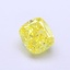 1.05 Ct. Fancy Intense  Yellow Cushion Lab Grown Diamond