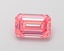 1.69 Ct. Fancy Vivid  Pink Emerald Lab Grown Diamond