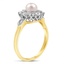 The Zarina Ring, smalltop view on a hand