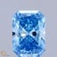 3.38 Ct. Fancy Vivid Blue Radiant Lab Grown Diamond