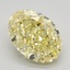 2.29 Ct. Fancy Intense Yellow Oval Lab Grown Diamond