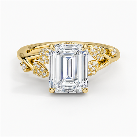 18K Yellow Gold Canopy Diamond Ring