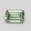0.7 Ct. Fancy Intense Pacific Green Emerald Lab Grown Diamond