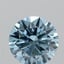 1.01 Ct. Fancy Vivid Blue Round Lab Grown Diamond