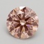 2.51 Ct. Fancy Intense Pink Round Lab Grown Diamond