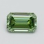 0.71 Ct. Fancy Vivid Green Emerald Lab Grown Diamond