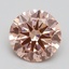 2.58 Ct. Fancy Intense Pink Round Lab Grown Diamond