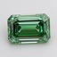 2.52 Ct. Fancy Vivid  Green Emerald Lab Grown Diamond