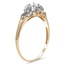 The Sedna Ring, smalltop view on a hand