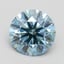 1.50 Ct. Fancy Vivid Blue Round Lab Grown Diamond
