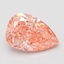 7.49 Ct. Fancy Vivid Pink Pear Lab Grown Diamond