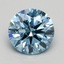 2.02 Ct. Fancy Intense Blue Round Lab Grown Diamond