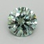 1.73 Ct. Fancy Vivid Pacific Green Round Lab Grown Diamond