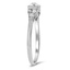 The Rossana Ring, smalltop view on a hand