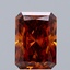 2.09 Ct. Fancy Deep Orange Radiant Lab Grown Diamond