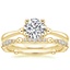 18K Yellow Gold Soiree Ring with Dolce Diamond Ring