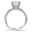 Eternity Twist Engagement Ring, smallside view