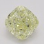 1.04 Ct. Fancy Light Yellow Cushion Diamond