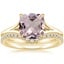 18K Yellow Gold Reverie Ring with Flair Diamond Ring (1/6 ct. tw.)