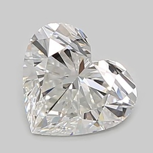 Heart diamond — real photo