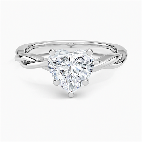 Twisted Vine Engagement Ring - Solitaire