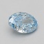 1.59 Ct. Fancy Vivid Blue Oval Lab Grown Diamond