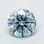 1.24 Ct. Fancy Intense  Blue Round Lab Grown Diamond