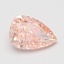 0.86 Ct. Fancy Vivid Pink Pear Lab Grown Diamond