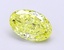 1.01 Ct. Fancy Vivid  Yellow Oval Lab Grown Diamond