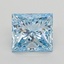 2.86 Ct. Fancy Intense  Blue Princess Lab Grown Diamond
