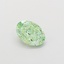 1.16 Ct. Fancy Vivid  Green Oval Lab Grown Diamond
