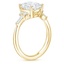 18K Yellow Gold Yvonne Diamond Ring, smallside view